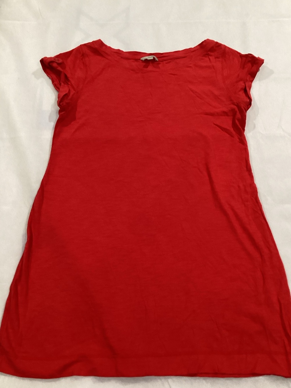 Banana Republic Red Cap Sleeve T-shirt dress size xl #550
